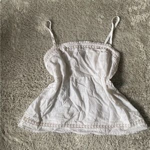 Loft lace babydoll tank top cami